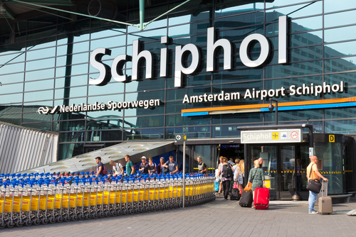 Drukte op Schiphol